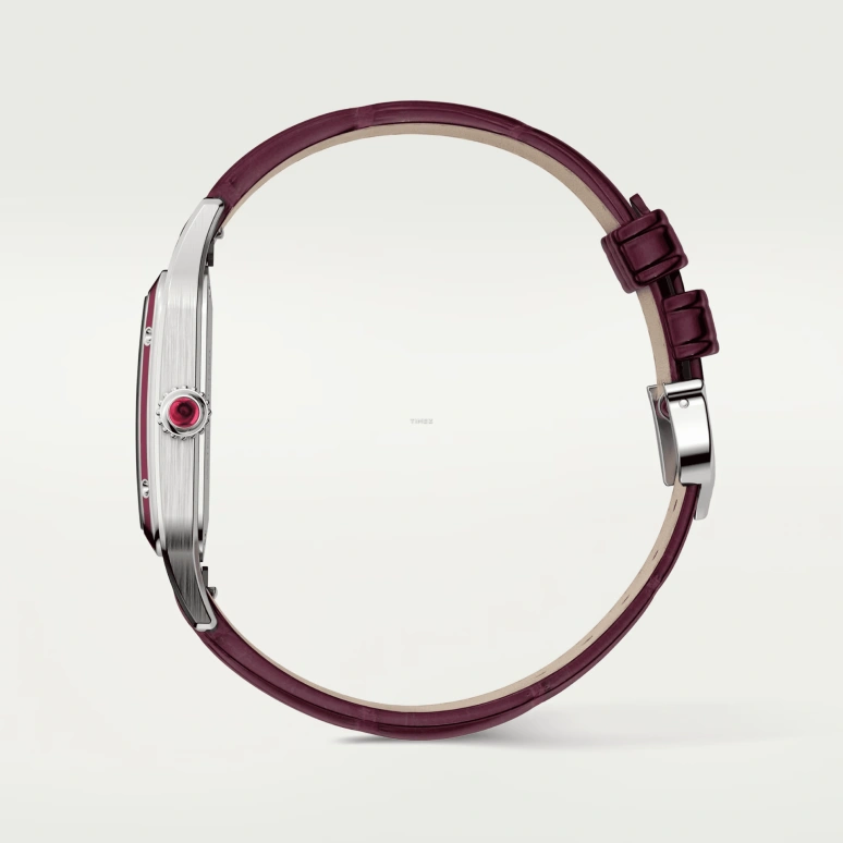 Cartier,Santos de Cartier 43.50x31.40mm,43.50x31.40mm,Platinum,White,Handwound,36hours,In-house Caliber,WGSA0053