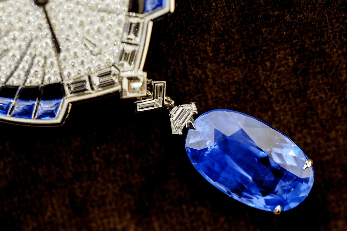 Cartier,High Jewelry Watches ,White Gold,Silver,Handwound,Tourbillon,In-house Caliber,Mysterieux Azure