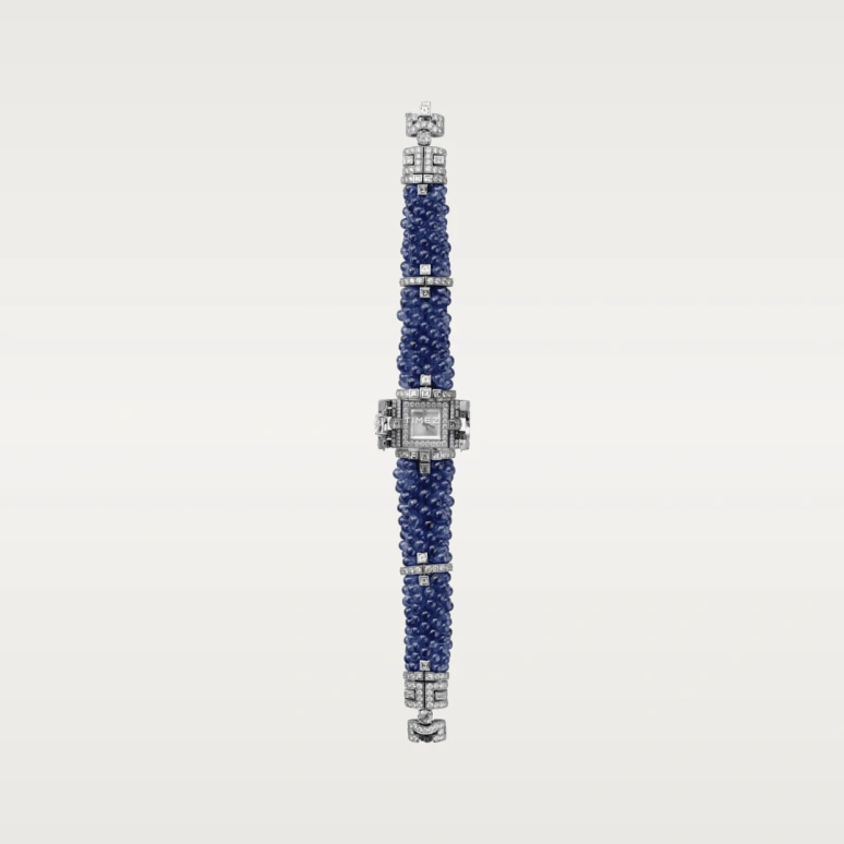 Cartier,High Jewelry Watches ,White Gold,Transparent,Quartz,In-house Caliber,Sapphire,Crystal Glass,HPI00663