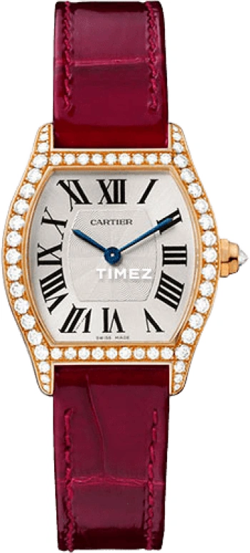 Cartier,Tortue 30x24mm,30x24mm,Rose Gold,Silver,Handwound,In-house Caliber,Hardlex,WA501006