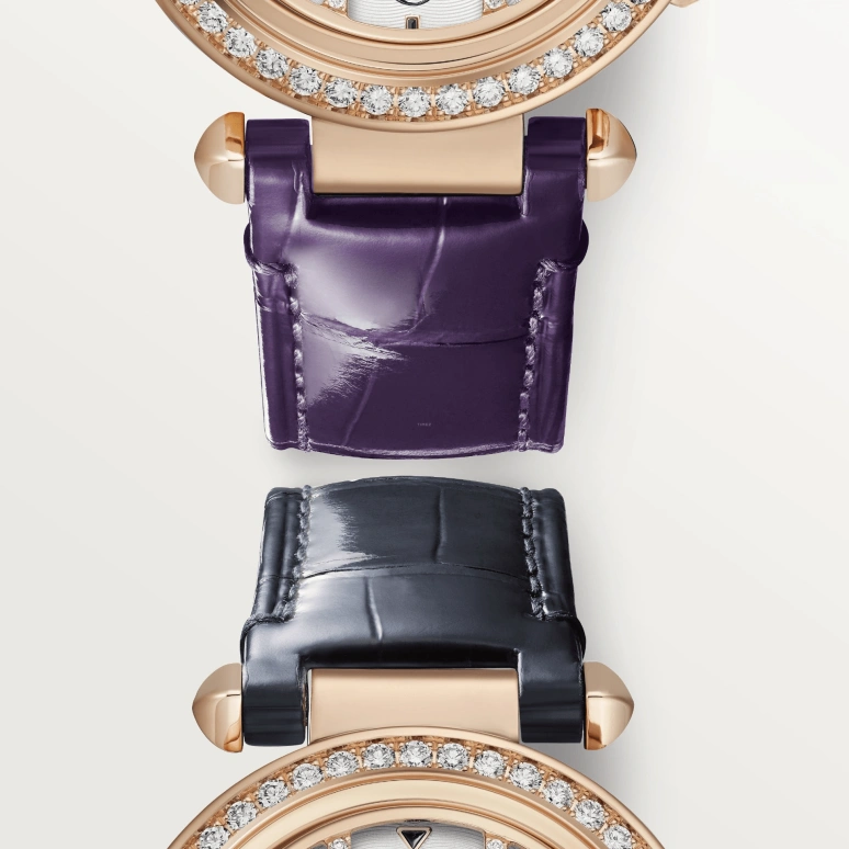 Cartier,Pasha de Cartier 35mm,35mm,Rose Gold,Silver,Automatic,42hours,In-house Caliber,WJPA0020