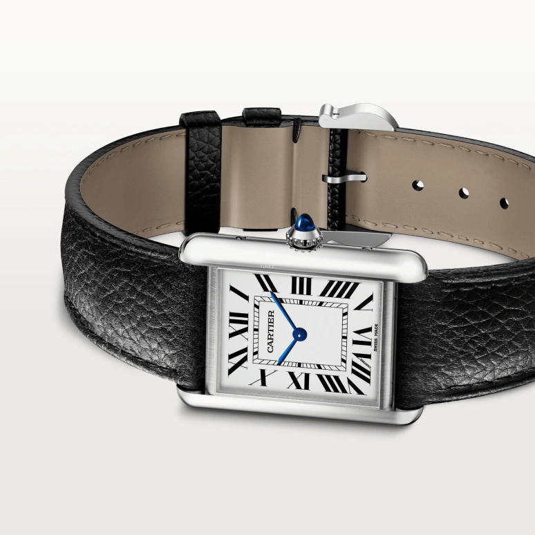 Cartier,Tank 33.70x25.50mm,33.70x25.50mm,Stainless Steel,Silver,Quartz,Sapphire,Crystal Glass,Square,WSTA0138