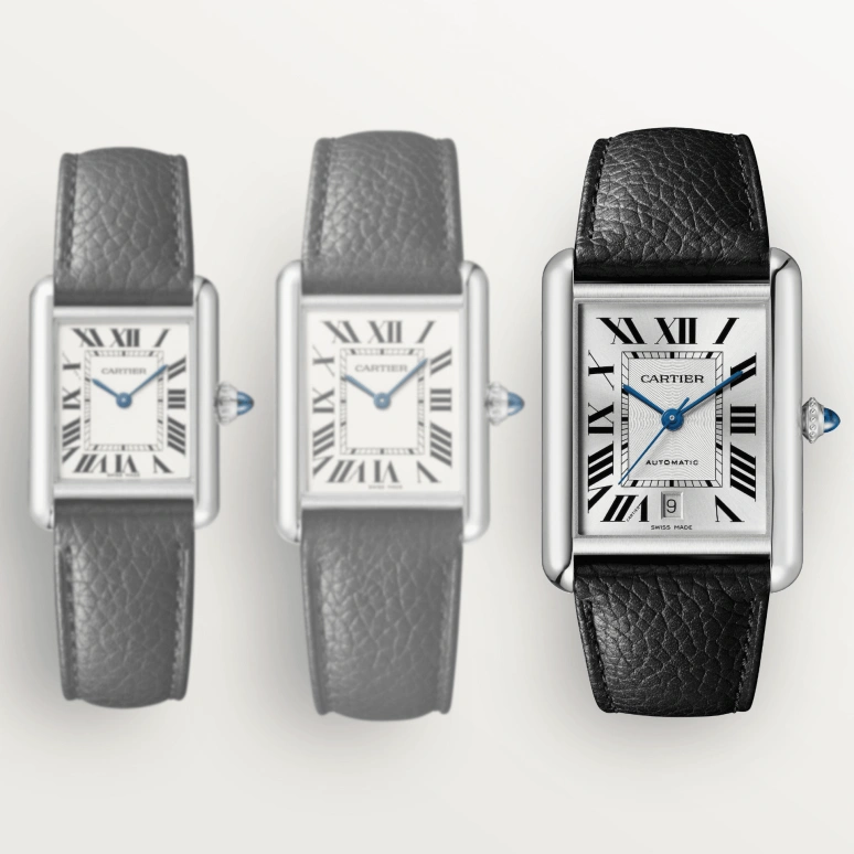 Cartier,Tank 41x31mm,41x31mm,Stainless Steel,Silver,Automatic,Day,42hours,WSTA0040