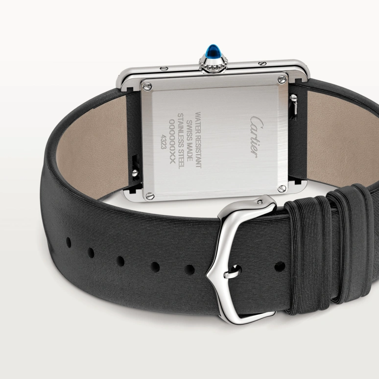 Cartier,Tank 33.70x25.50mm,33.70x25.50mm,Stainless Steel,Silver,Quartz,Sapphire,Crystal Glass,Square,W4TA0017