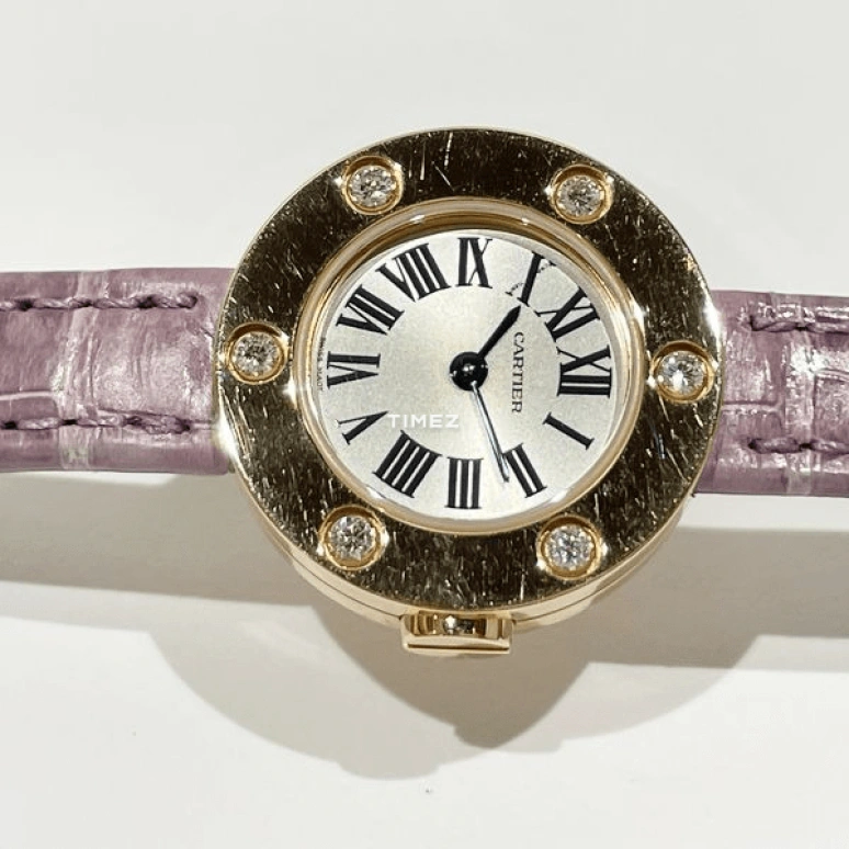 Cartier,Captive de Cartier 23.50mm,23.50mm,Rose Gold,Silver White,Quartz,Sapphire,Round,WE800531