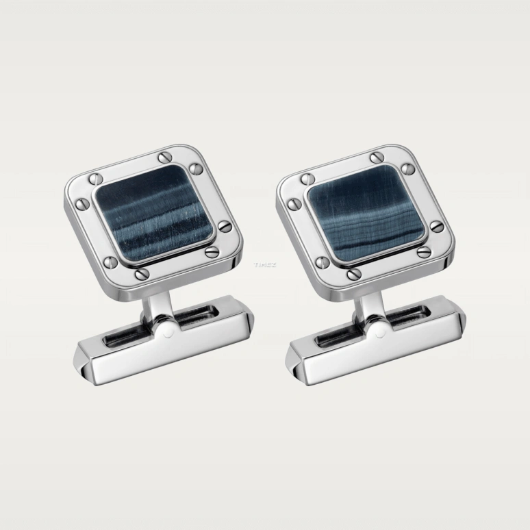 Cartier,Santos de Cartier 46.60x33.90mm,46.60x33.90mm,Platinum,Blue,Handwound,36hours,In-house Caliber,WGSA0050