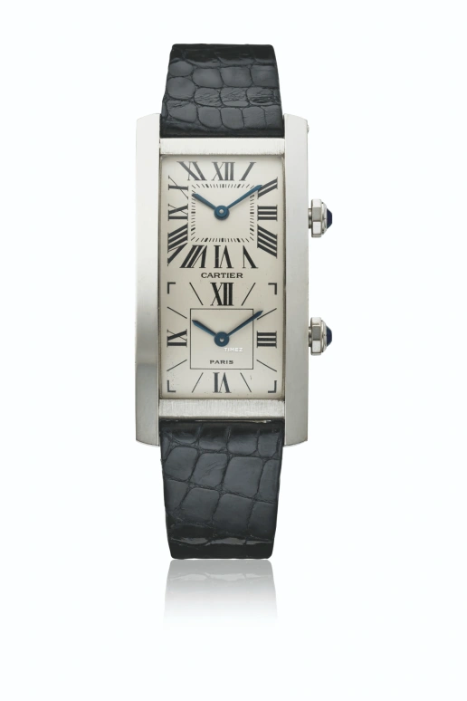 Cartier,Tank 24x45.50mm,24x45.50mm,Platinum,Silver White,Handwound,Dule Time,Rectangular,A115254