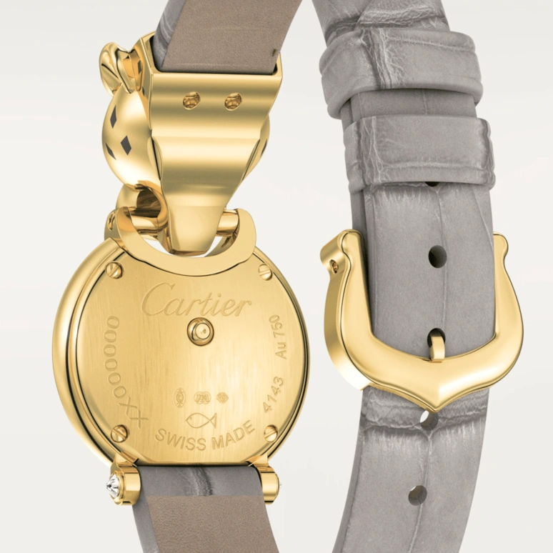 Cartier,Panthère Jewelry Watches 22mm,22mm,Yellow Gold,Gold,Quartz,Sapphire,Crystal Glass,Round,HPI01297