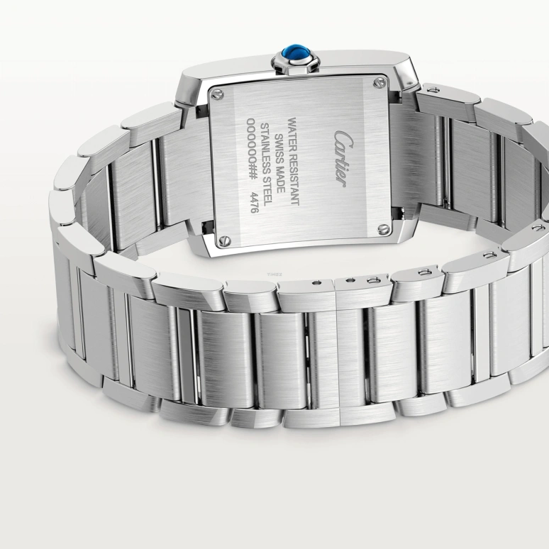 Cartier,Tank 32x27mm,32x27mm,Stainless Steel,Silver,Quartz,Sapphire,Crystal Glass,Square,W4TA0021