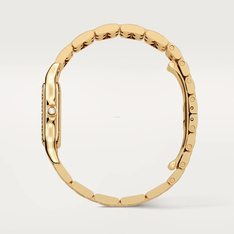 Cartier,Panthère de Cartier 36.50x26.70mm,36.50x26.70mm,Yellow Gold,Silver,Quartz,Glass,Square,WJPN0085