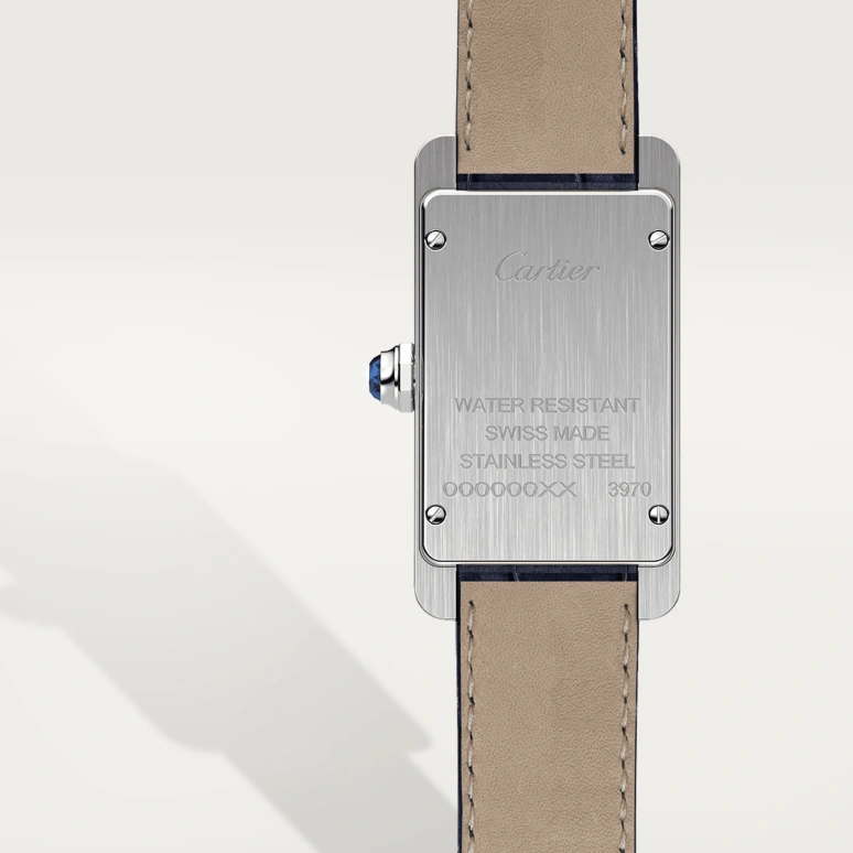 Cartier,Tank 34.80x19mm,34.80x19mm,Stainless Steel,Silver,Quartz,Sapphire,Crystal Glass,Square,WSTA0043