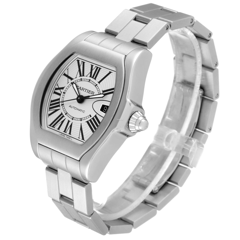 Cartier,Drive de Cartier 46x45.60mm,46x45.60mm,Stainless Steel,Silver,Automatic,Day,42hours,W6206017