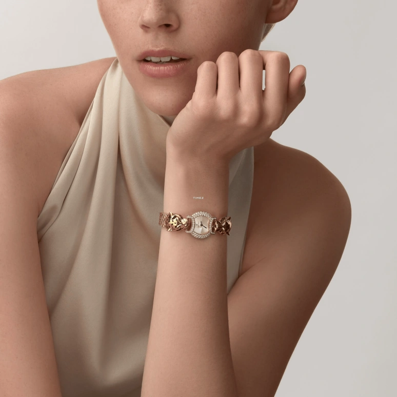 Cartier,Panthère Jewelry Watches 22.20mm,22.20mm,Yellow Gold,Gold,Quartz,Sapphire,Other,HPI01441