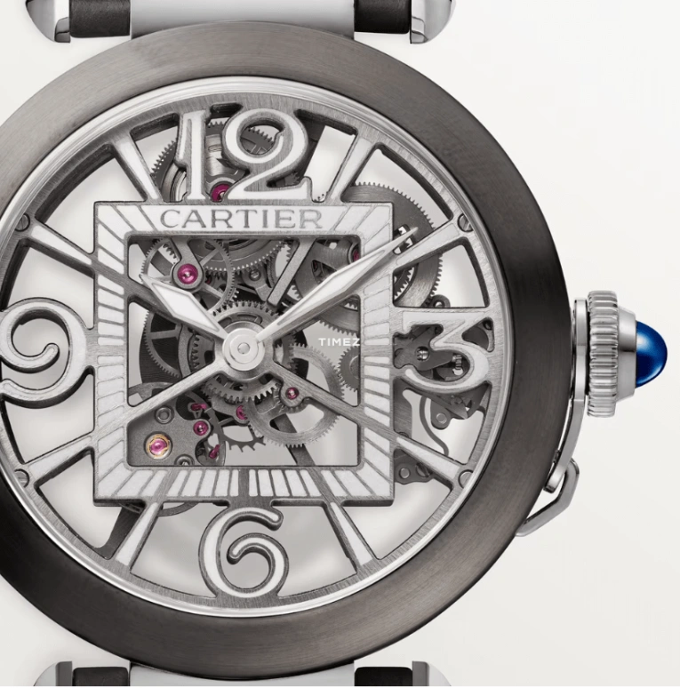 Cartier,Pasha de Cartier 41mm,41mm,Stainless Steel,Silver,Automatic,48hours,In-house Caliber,WHPA0017