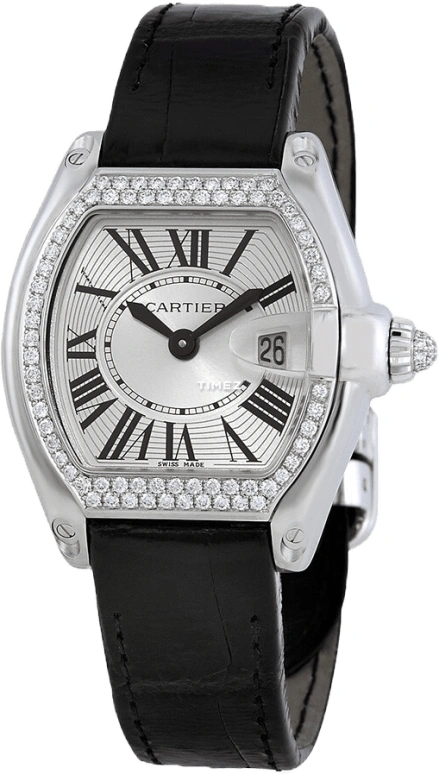 Cartier,Drive de Cartier 37x32.80mm,37x32.80mm,White Gold,Silver,Quartz,Day,In-house Caliber,WE500260