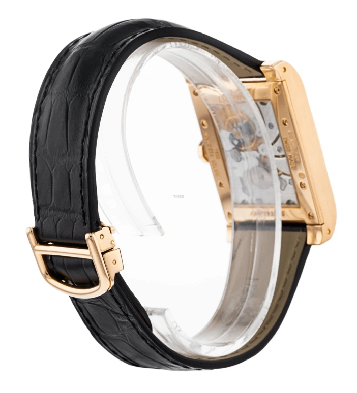 Cartier,Tank 33x28mm,33x28mm,Rose Gold,Silver,Handwound,Dule Time,In-house Caliber,W1537651