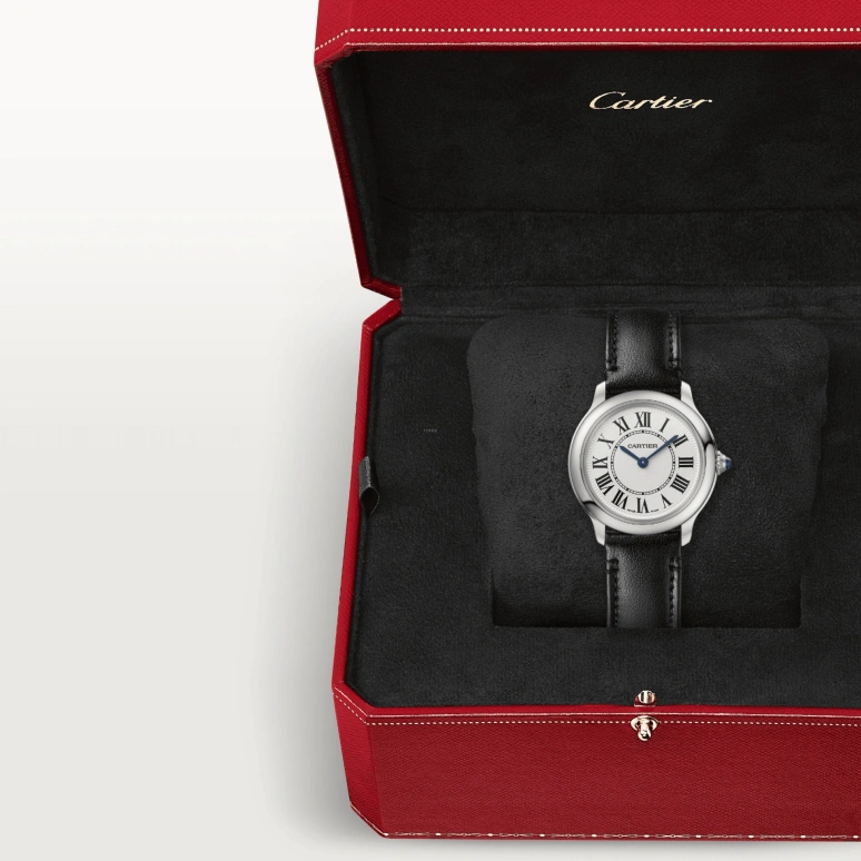 Cartier,Ronde de Cartier 29mm,29mm,Stainless Steel,Silver,Quartz,Sapphire,Crystal Glass,Round,WSRN0030