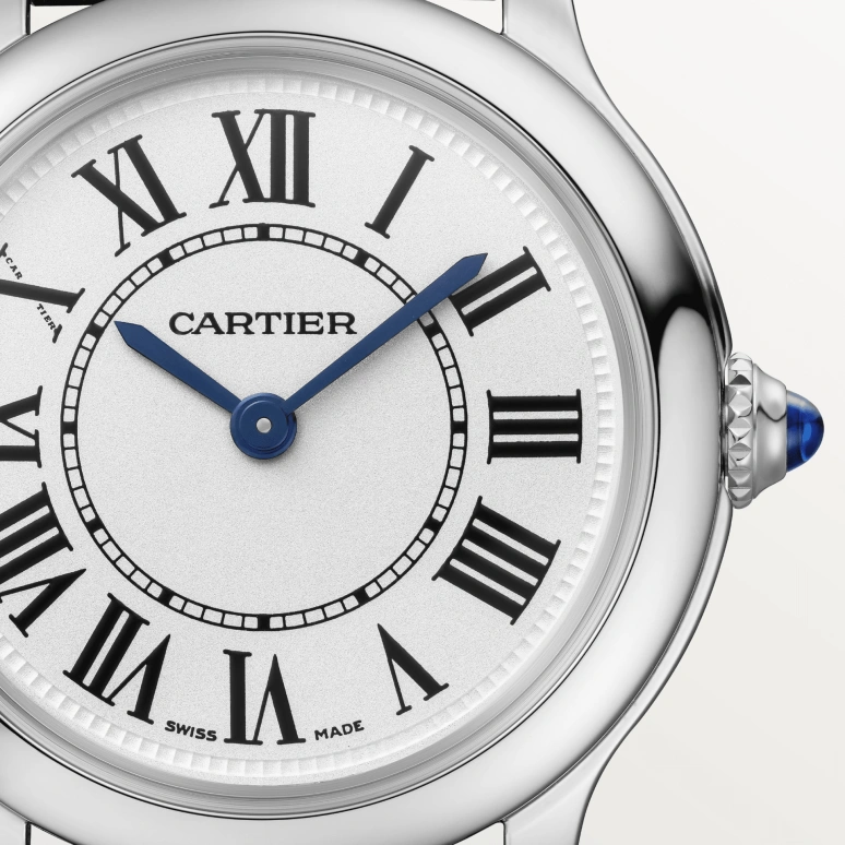 Cartier,Ronde de Cartier 29mm,29mm,Stainless Steel,Silver,Quartz,Sapphire,Crystal Glass,Round,WSRN0030
