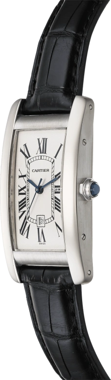Cartier,Tank 41.60x22.60mm,41.60x22.60mm,White Gold,Silver,Automatic,Day,Sapphire,Crystal Glass,W2603656