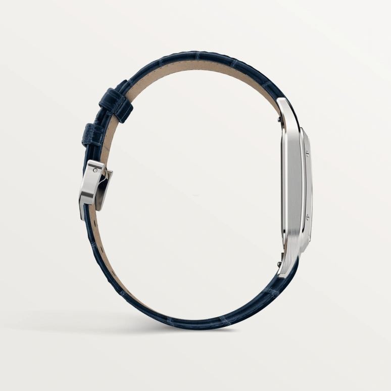 Cartier,Santos de Cartier 43.50x31.40mm,43.50x31.40mm,Stainless Steel,Silver,Quartz,Sapphire,Crystal Glass,Square,WSSA0022