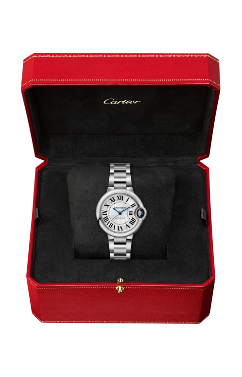 Cartier,Ballon Bleu de Cartier 33mm,33mm,Stainless Steel,Silver,Automatic,In-house Caliber,Sapphire,Crystal Glass,W6920071