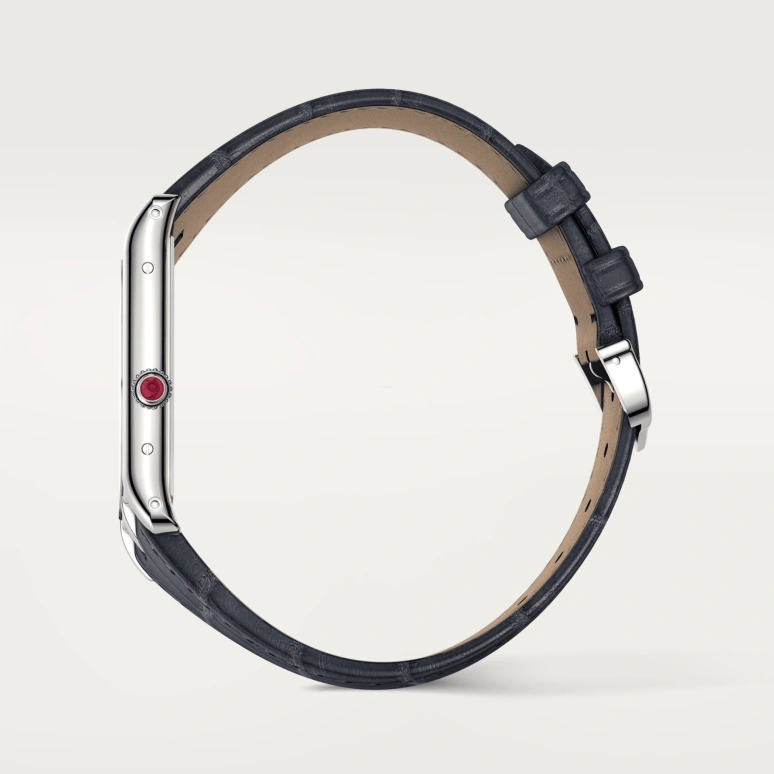 Cartier,Tank 47.15x26.20mm,47.15x26.20mm,Platinum,Silver,Handwound,38hours,In-house Caliber,WGTA0042