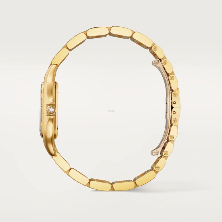 Cartier,Panthère de Cartier 36.50x26.70mm,36.50x26.70mm,Yellow Gold,Silver,Quartz,Glass,Square,WJPN0060