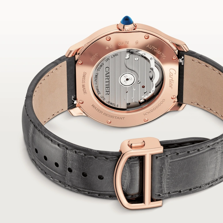 Cartier,Ronde de Cartier 40mm,40mm,Rose Gold,Cream,Automatic,Day,42hours,WGRN0011