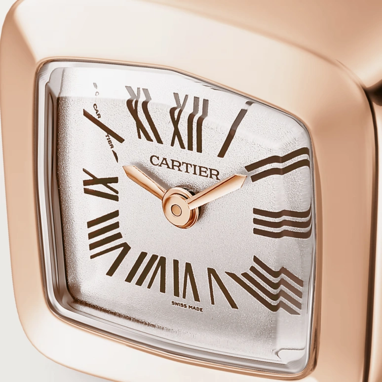 Cartier,Reflection de Cartier 18.40x17.50mm,18.40x17.50mm,Rose Gold,Quartz,Sapphire,Crystal Glass,Square,WGMC0002