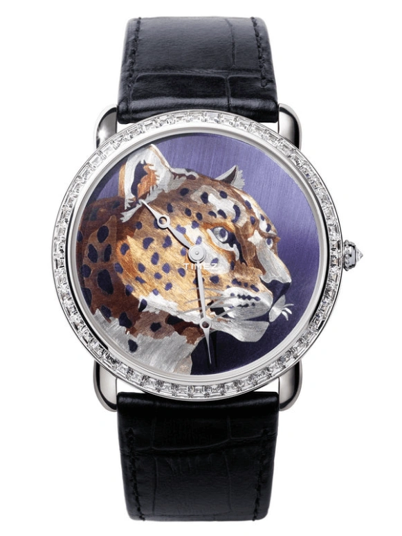 Cartier,Ronde de Cartier 42mm,42mm,White Gold,Blue,Brown,Handwound,36hours,In-house Caliber,HPI01158