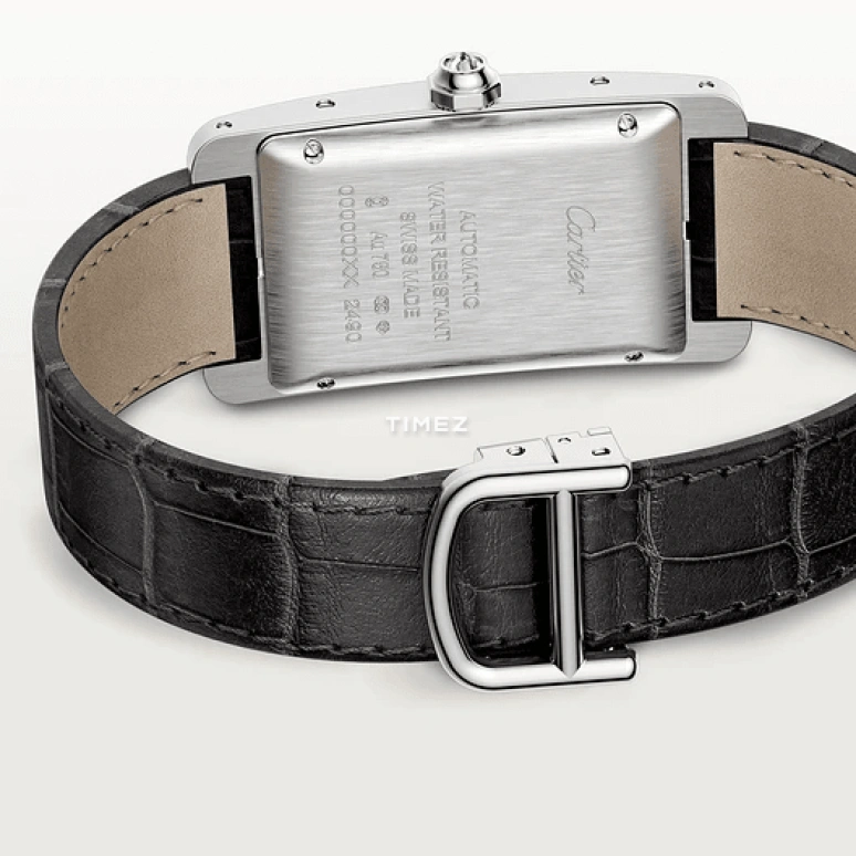 Cartier,Tank 41.60x22.60mm,41.60x22.60mm,White Gold,Silver,Automatic,Day,In-house Caliber,WB710002
