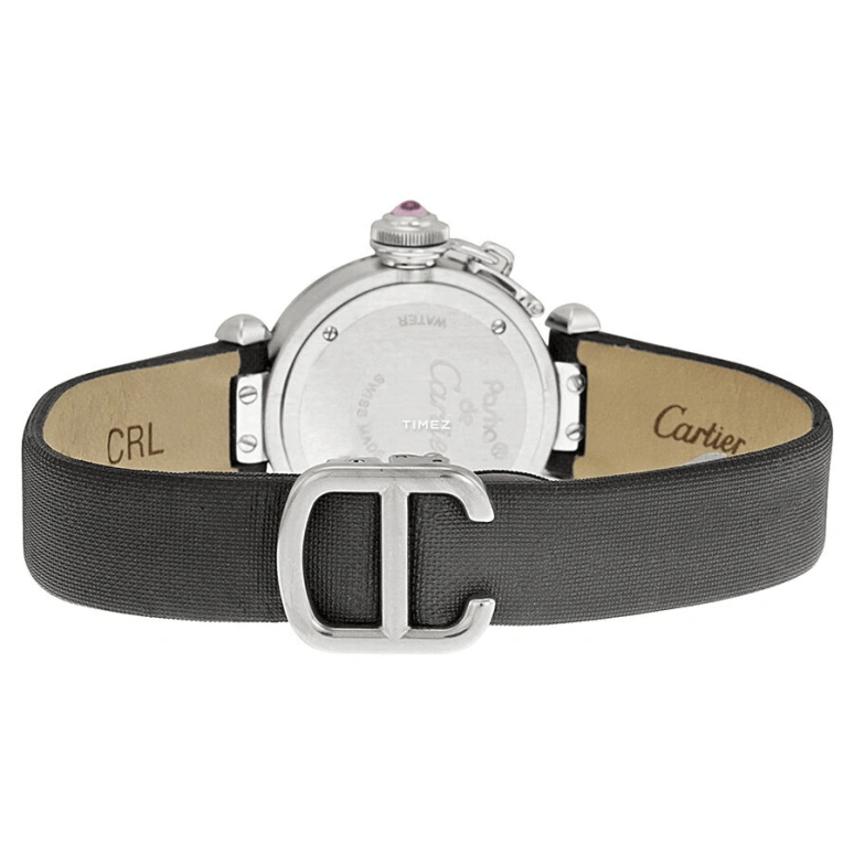 Cartier,Pasha de Cartier 27mm,27mm,Stainless Steel,Pink,Quartz,In-house Caliber,Sapphire,Crystal Glass,W3140026