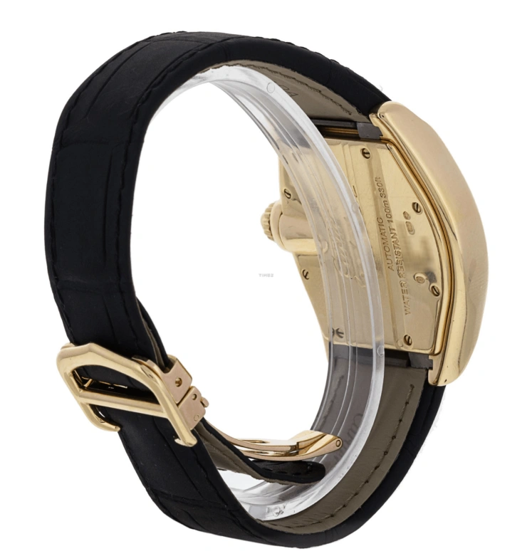 Cartier,Drive de Cartier 44x37mm,44x37mm,Yellow Gold,Silver,Automatic,Day,Sapphire,Crystal Glass,W62005V2