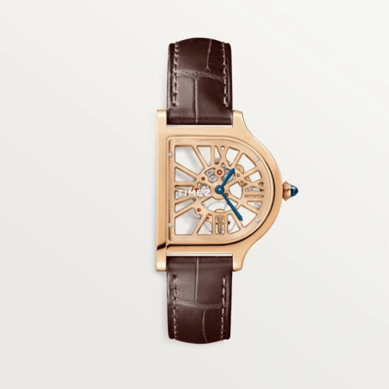 Cartier,Cloche de Cartier 37.15x28.75mm,37.15x28.75mm,Rose Gold,Handwound,38hours,In-house Caliber,WHCC0002