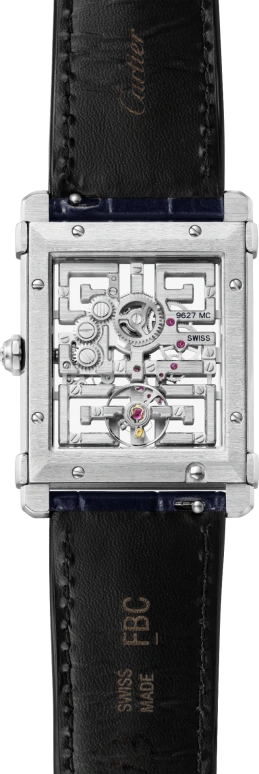 Cartier,Tank 39.50x29.20mm,39.50x29.20mm,Platinum,Skeleton,Handwound,38hours,In-house Caliber,HPI01507