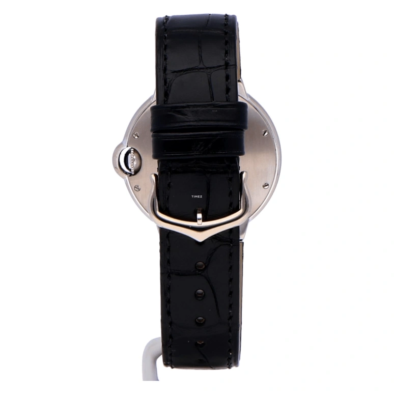 Cartier,Ballon Bleu de Cartier 36.60mm,36.60mm,White Gold,Silver,Automatic,Sapphire,Crystal Glass,Round,W6900556