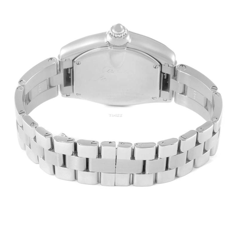 Cartier,Drive de Cartier 30mm,30mm,Stainless Steel,Blue,White,Quartz,Day,Sapphire,Crystal Glass,W62053V3