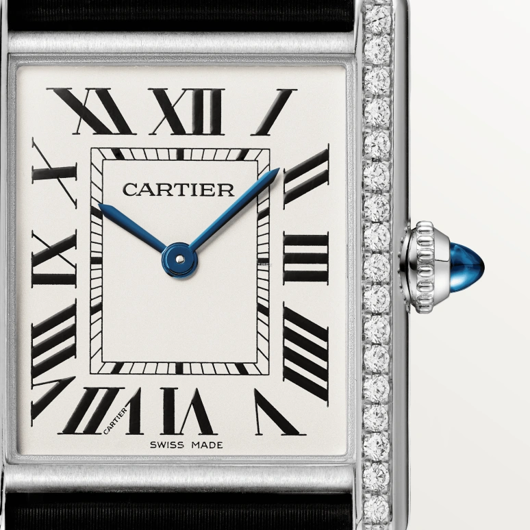 Cartier,Tank 33.70x25.50mm,33.70x25.50mm,Stainless Steel,Silver,Quartz,Sapphire,Crystal Glass,Square,W4TA0030