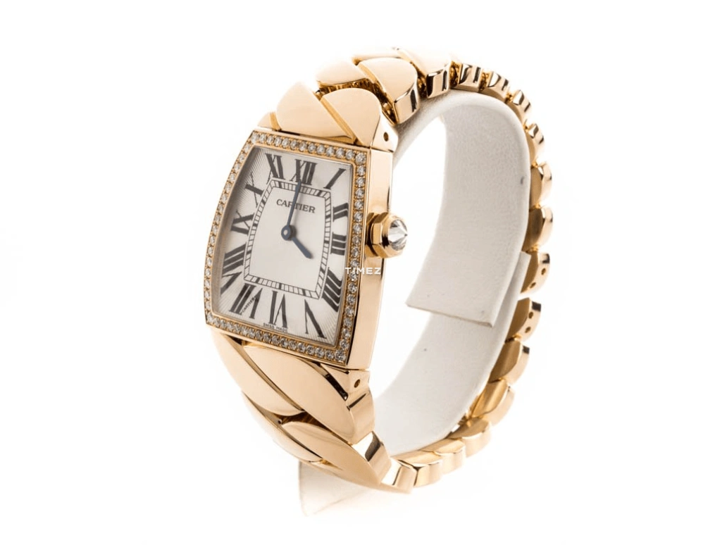 Cartier,La Dona de Cartier 27x29mm,27x29mm,Rose Gold,Silver,Quartz,Sapphire,Crystal Glass,Other,WE60050I