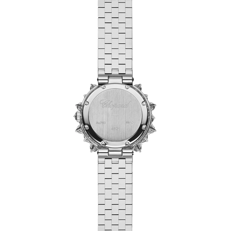 Chopard,L'HEURE DU DIAMANT 30mm,30mm,White Gold,Silver,Handwound,Sapphire,Round,10A391,10A391-1100
