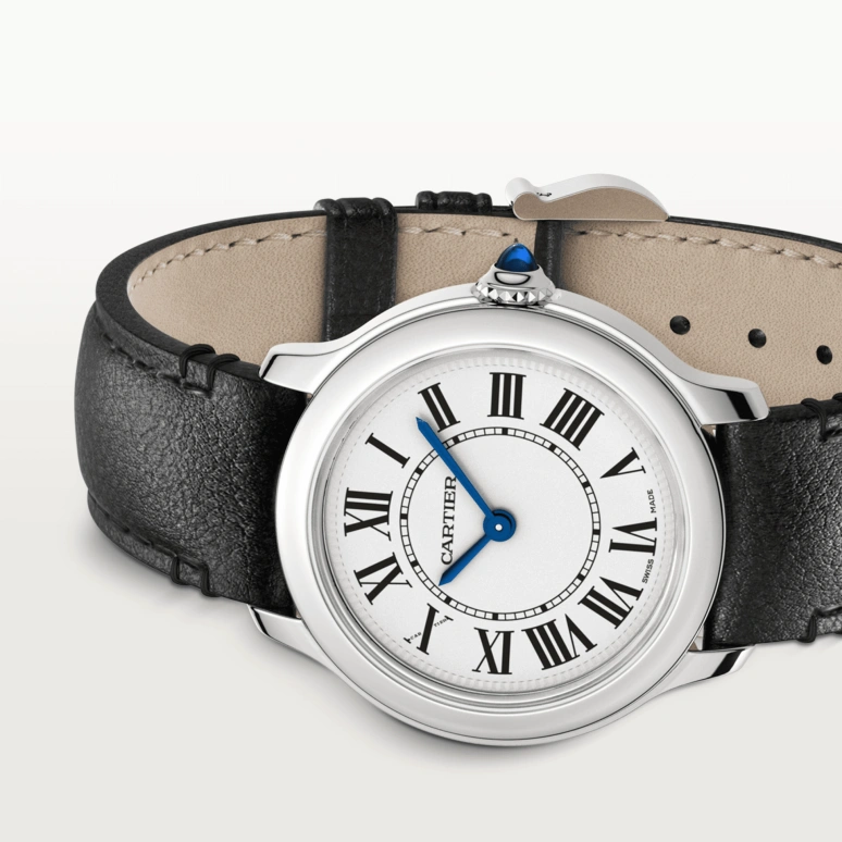 Cartier,Ronde de Cartier 29mm,29mm,Stainless Steel,Silver,Quartz,Sapphire,Crystal Glass,Round,WSRN0030
