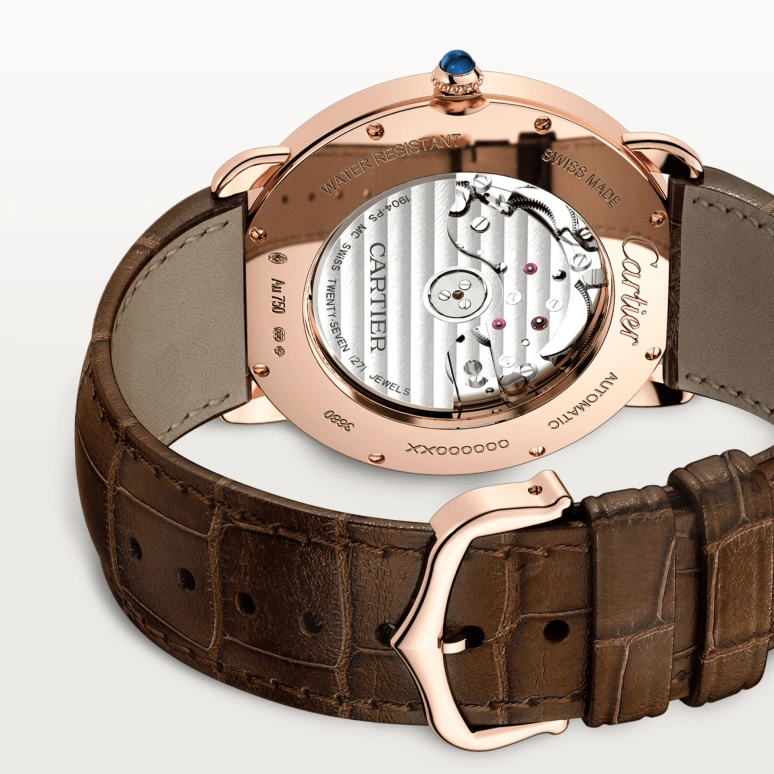 Cartier,Ronde de Cartier 40mm,40mm,Rose Gold,Silver,Automatic,Day,48hours,W6801005