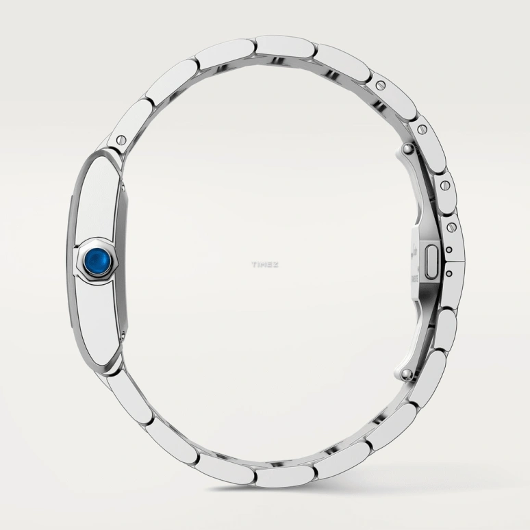 Cartier,Tank 36.70x30.50mm,36.70x30.50mm,Stainless Steel,Silver White,Automatic,Day,Sapphire,Crystal Glass,WSTA0067