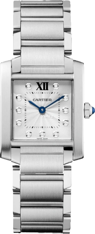 Cartier,Tank 30.40x25.05mm,30.40x25.05mm,Stainless Steel,Silver,Quartz,Sapphire,Crystal Glass,Square,WE110007