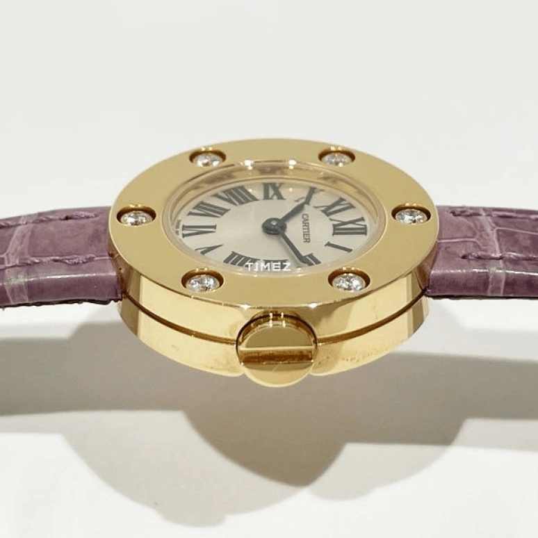 Cartier,Captive de Cartier 23.50mm,23.50mm,Rose Gold,Silver White,Quartz,Sapphire,Round,WE800531