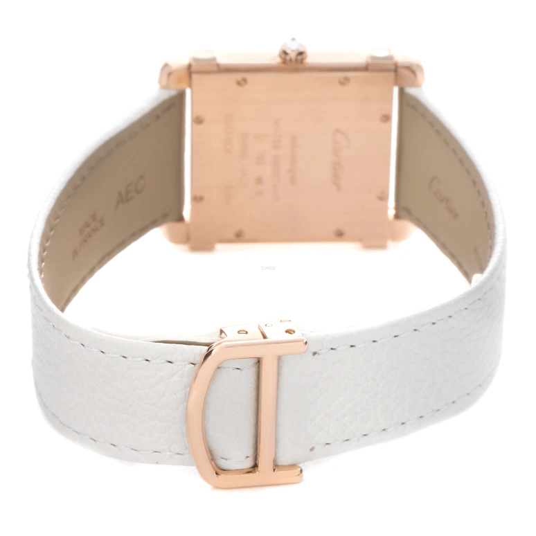 Cartier,Tank 29mm,29mm,Rose Gold,Silver,Handwound,36hours,In-house Caliber,WE300351