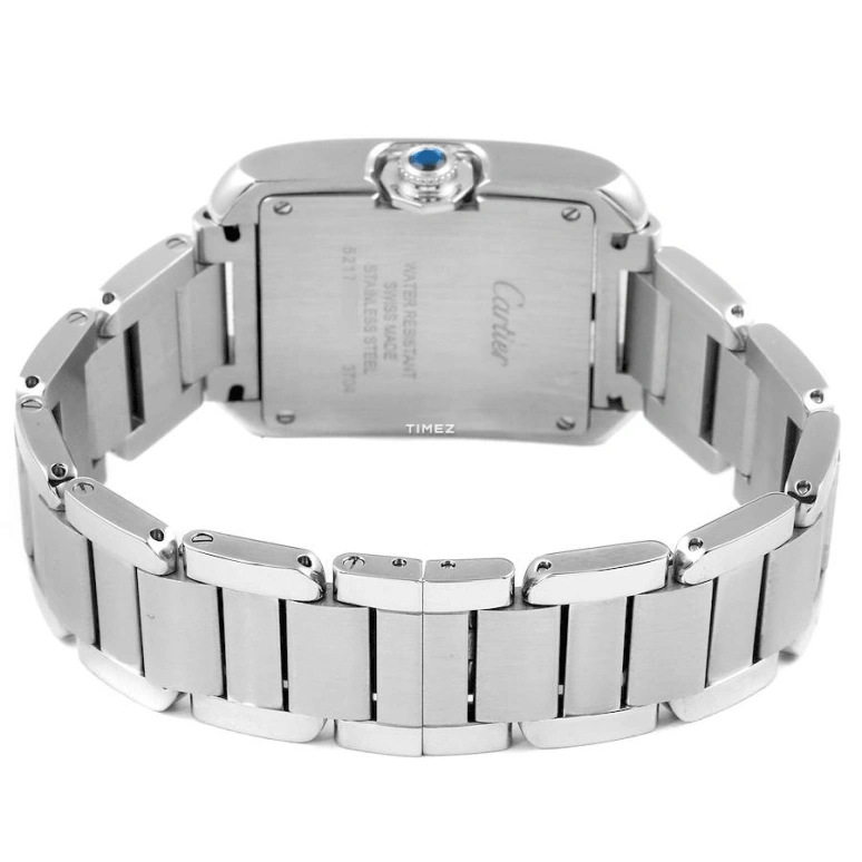 Cartier,Tank 34.70x26.20mm,34.70x26.20mm,Stainless Steel,Silver,Quartz,Sapphire,Crystal Glass,Square,W5310044