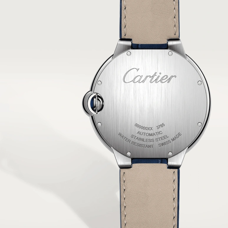 Cartier,Ballon Bleu de Cartier 42mm,42mm,Stainless Steel,Blue,Automatic,Day,42hours,WSBB0027