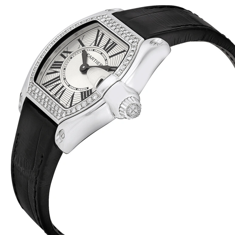 Cartier,Drive de Cartier 37x32.80mm,37x32.80mm,White Gold,Silver White,Quartz,Day,In-house Caliber,WE500260
