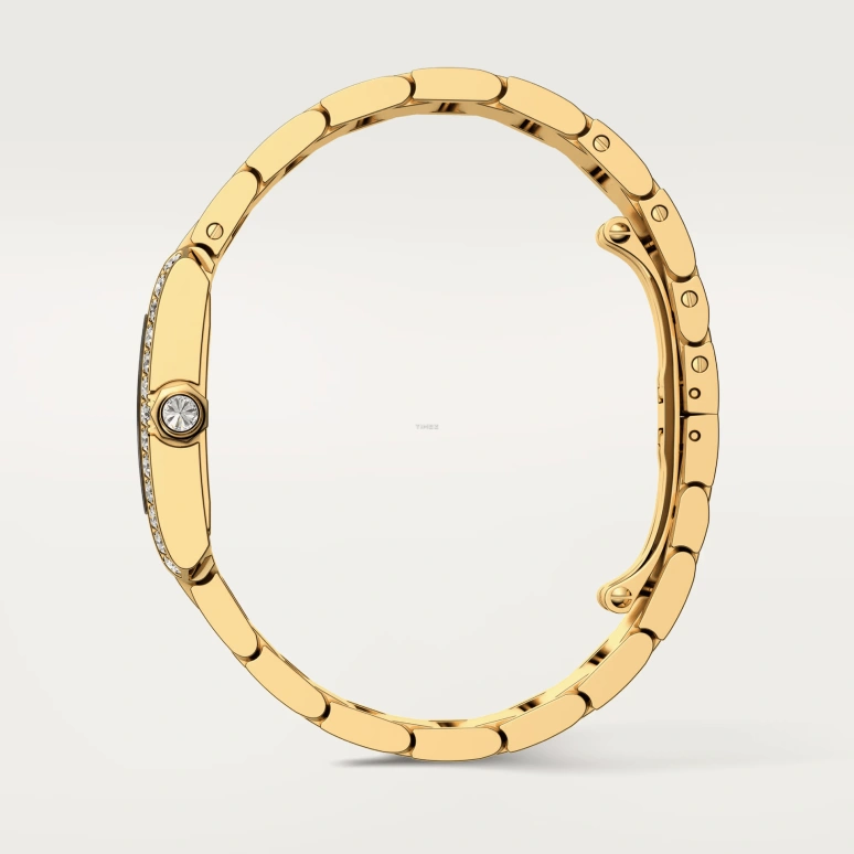 Cartier,Tank 32x27mm,32x27mm,Yellow Gold,Gold,Quartz,Sapphire,Crystal Glass,Square,WJTA0061
